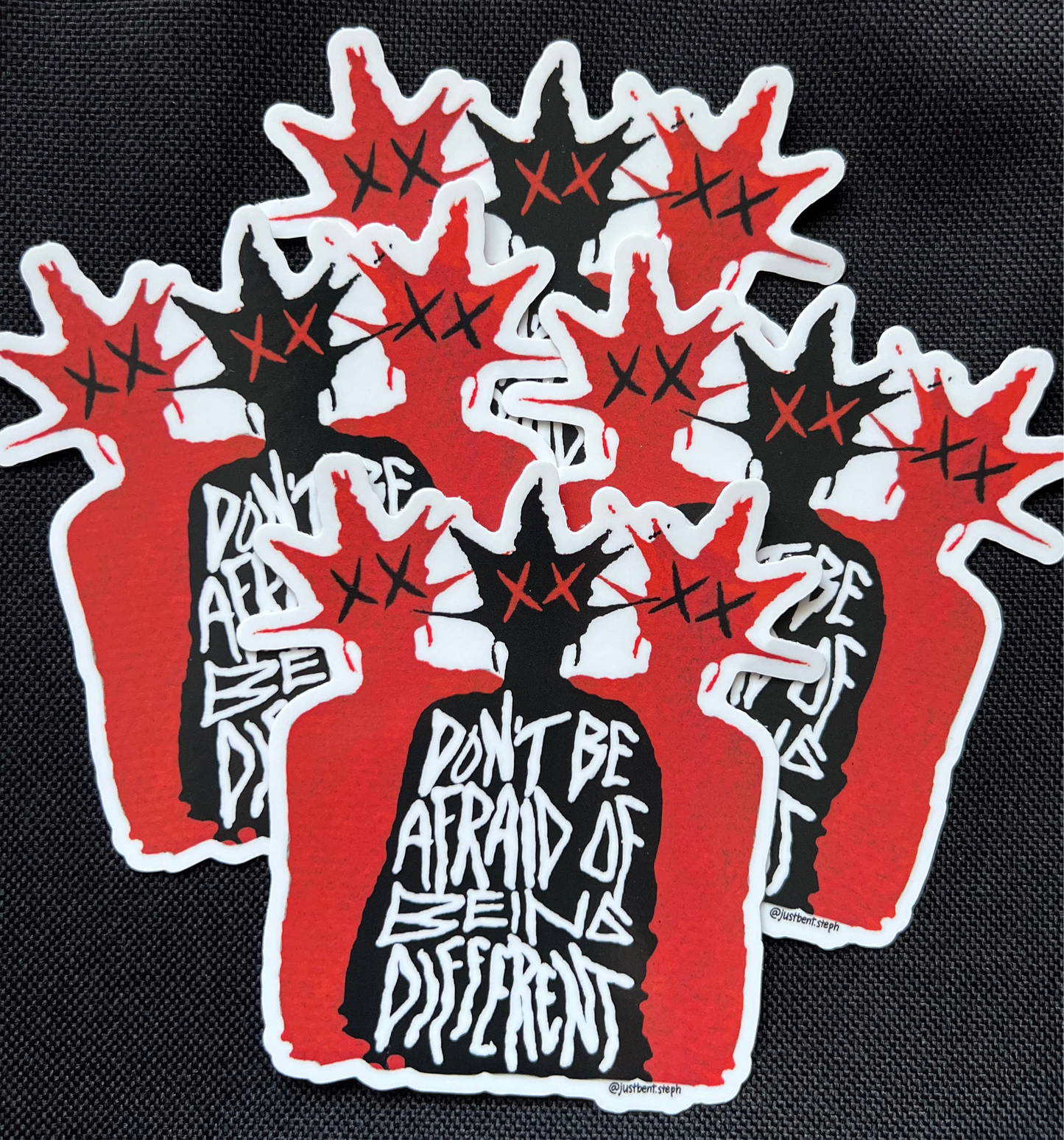 JustBent - Be Different' Sticker