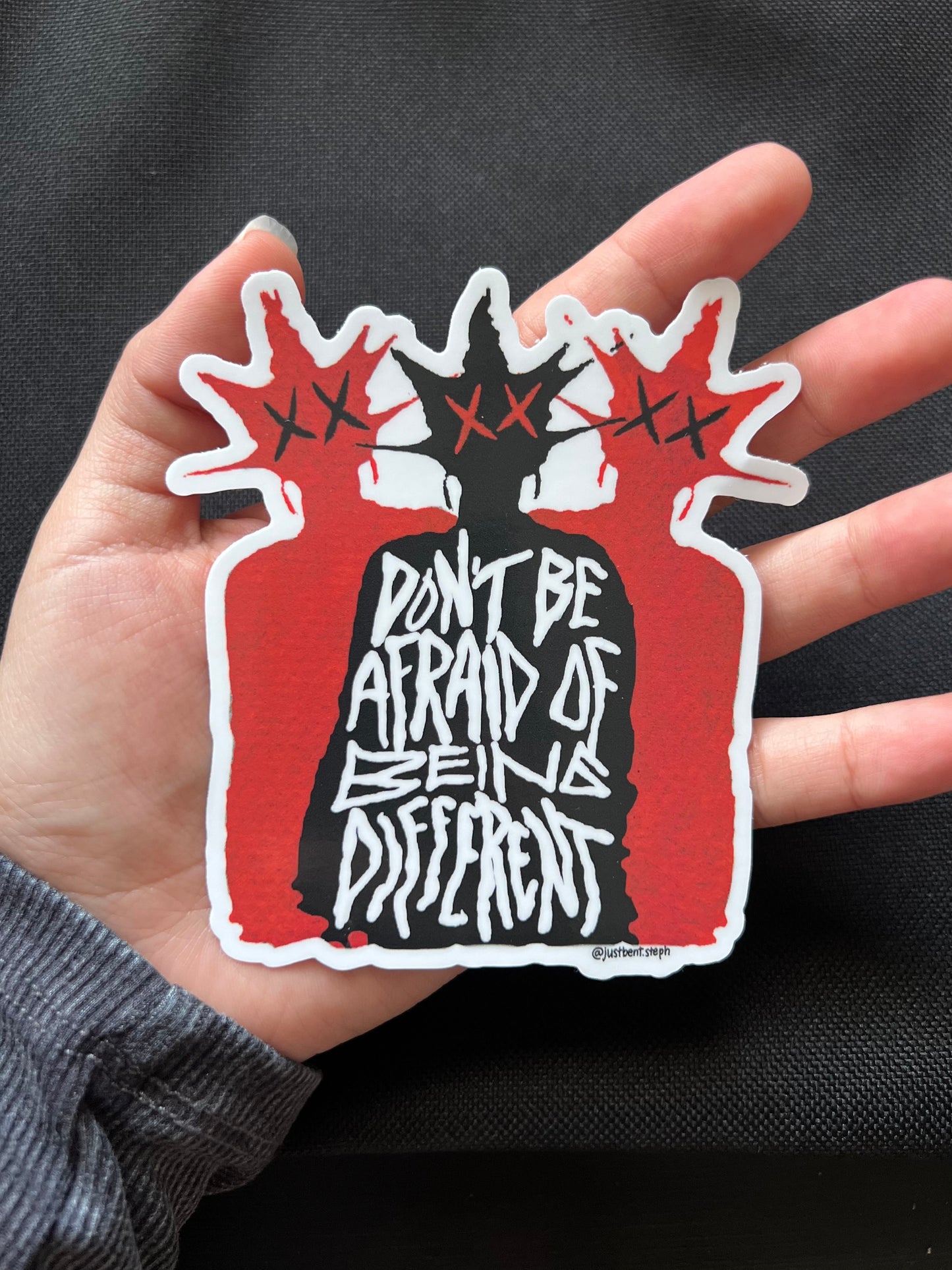 JustBent - Be Different' Sticker