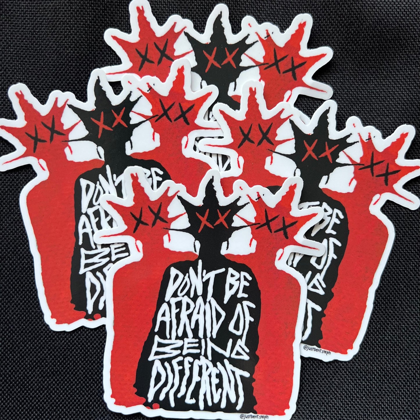 JustBent - Be Different' Sticker