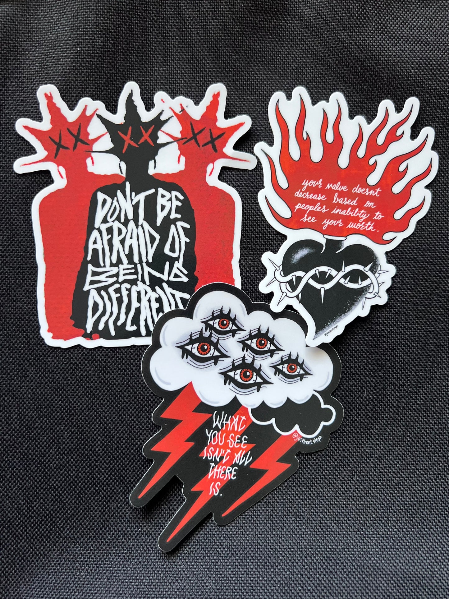 JustBent - Be Different' Sticker