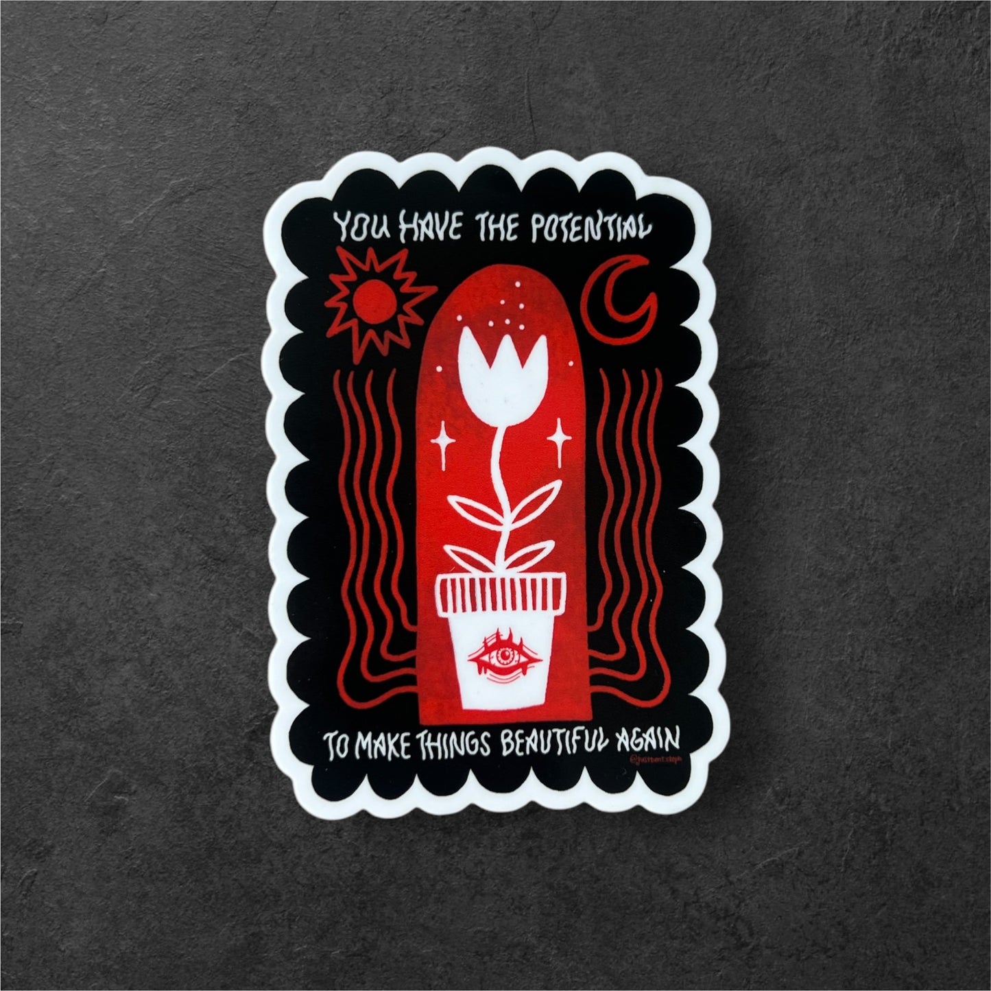 JustBent - Beautiful Again' Sticker